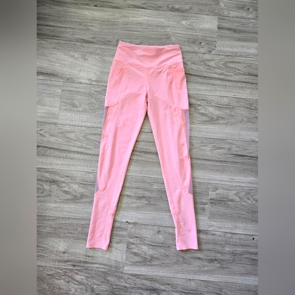Victoria Sport Pink High-Waisted Leggings- Size XS - Picture 1 of 8